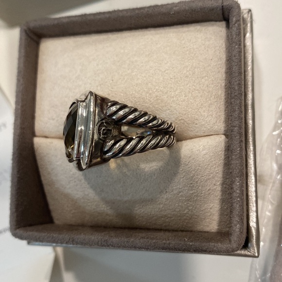 David Yurman Albion 11mm Lemon Citrine ring - Picture 6 of 8